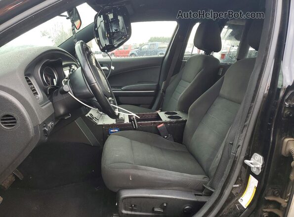 2C3CDXKG5NH117133 2022 DODGE CHARGER Черный Вид салона спереди