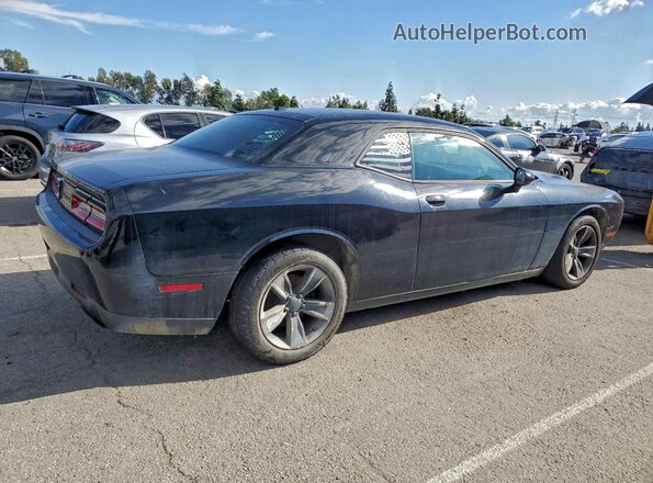 2C3CDZAG0GH176865 2016 DODGE CHALLENGER Черный Задняя правая четверть