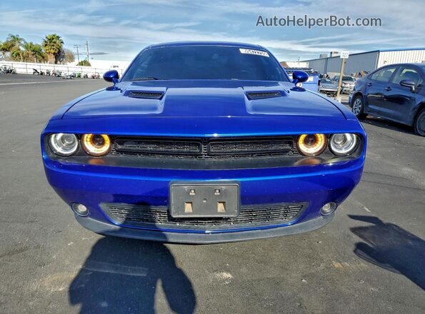 2C3CDZAG0NH156435 2022 DODGE CHALLENGER Blue Vista frontal