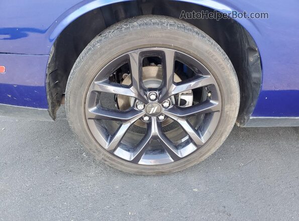 2C3CDZAG0NH156435 2022 DODGE CHALLENGER Blue Vista interior de 360 grados