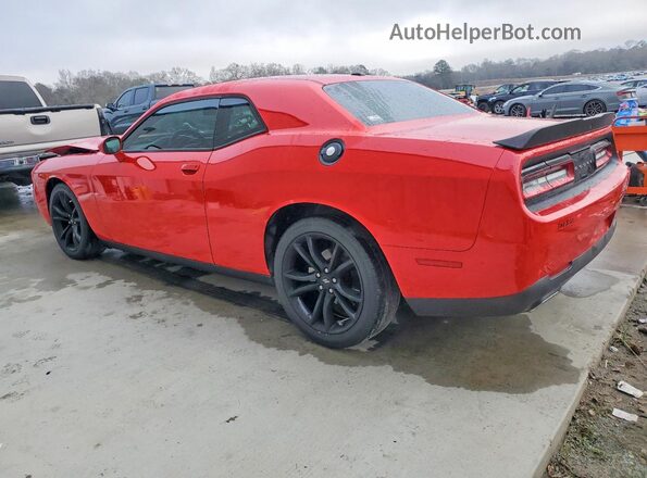 2C3CDZAG2JH196042 2018 DODGE CHALLENGER Red Задня ліва чверть