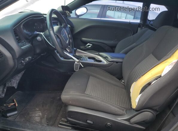 2C3CDZAG3KH521816 2019 DODGE CHALLENGER Черный Вид салона спереди