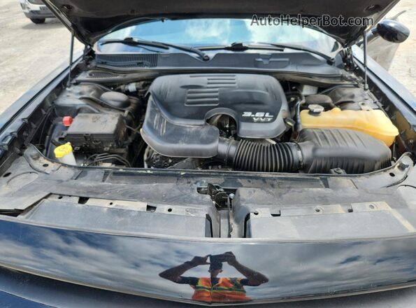2C3CDZAG3KH521816 2019 DODGE CHALLENGER Черный Вид задней части салона