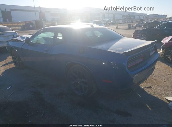 2C3CDZAG3MH530969 2021 DODGE CHALLENGER Blue Հետևի ձախ