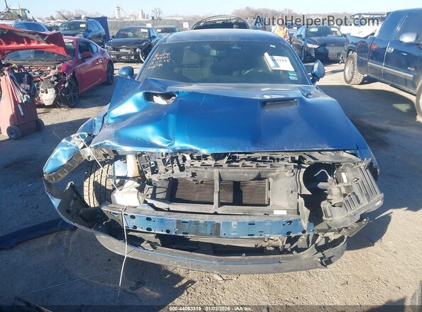 2C3CDZAG3MH530969 2021 DODGE CHALLENGER Blue Սարքավորումների վահանակի տեսք