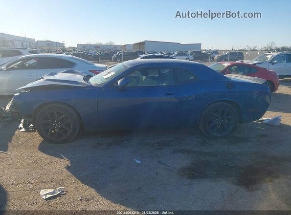 2C3CDZAG3MH530969 2021 DODGE CHALLENGER Blue Սալոնի 360 աստիճան տեսք