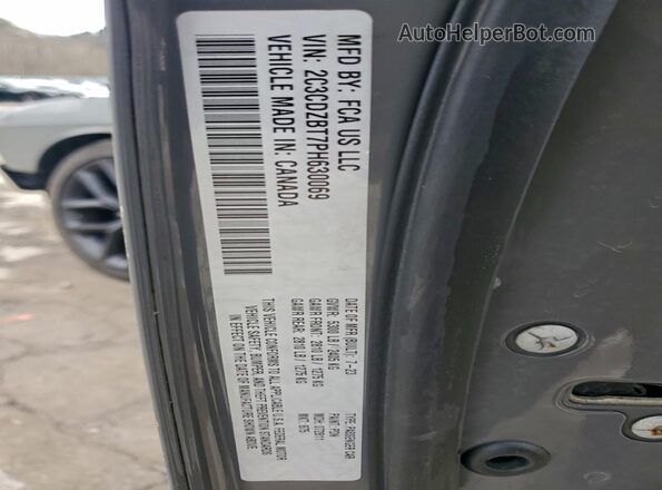 2C3CDZBT7PH630069 2023 DODGE CHALLENGER Gray 
