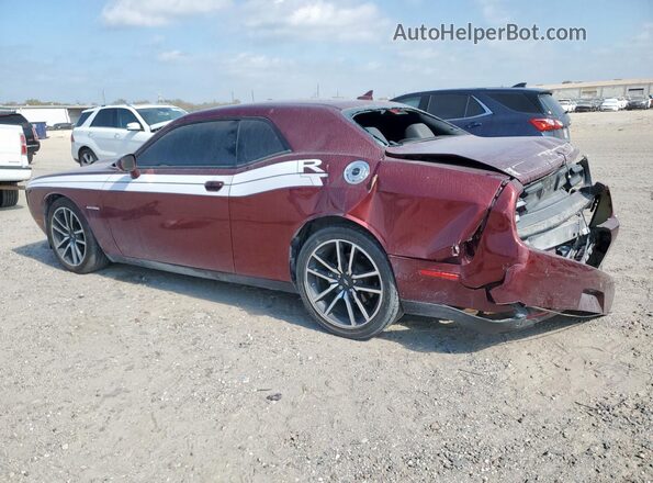 2C3CDZBT8NH254835 2022 DODGE CHALLENGER Maroon Rear left
