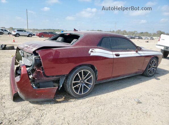 2C3CDZBT8NH254835 2022 DODGE CHALLENGER Maroon Rear right