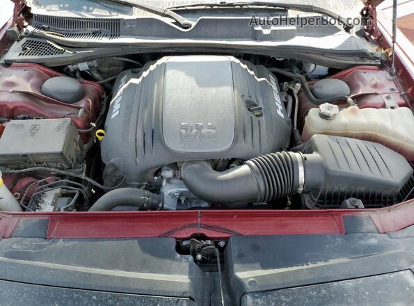 2C3CDZBT8NH254835 2022 DODGE CHALLENGER Maroon Rear interior view