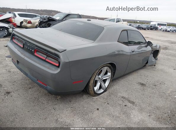 2C3CDZBTXHH637874 2017 DODGE CHALLENGER Серый Задняя правая четверть
