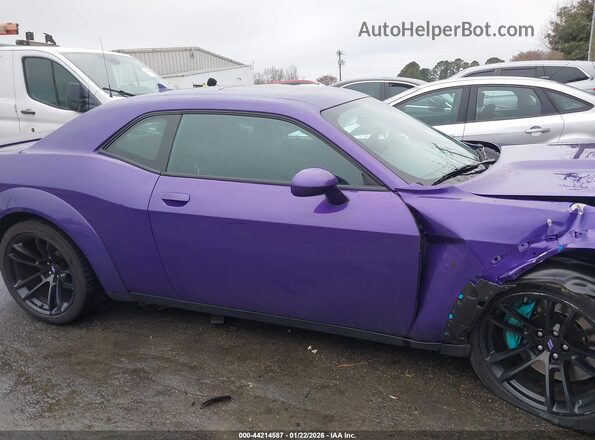 2C3CDZFJ0PH629127 2023 DODGE CHALLENGER Фиолетовый Панорамный вид салона 360°