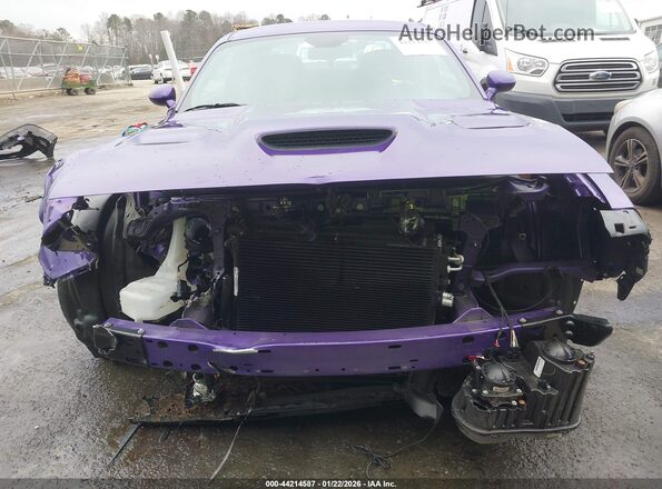 2C3CDZFJ0PH629127 2023 DODGE CHALLENGER Фиолетовый Вид задней части салона