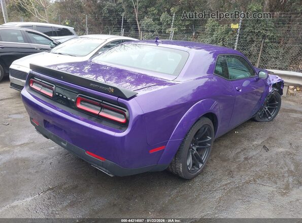 2C3CDZFJ0PH629127 2023 DODGE CHALLENGER Фиолетовый Задняя правая четверть