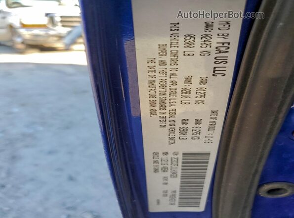 2C3CDZFJ1LH104328 2020 DODGE CHALLENGER Blue Widok komory silnika