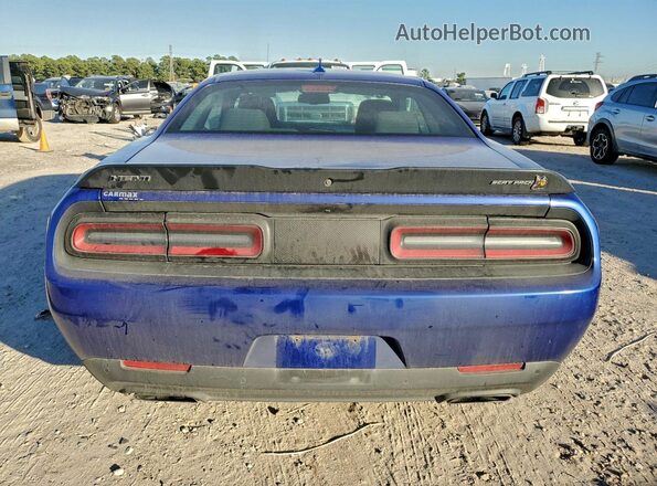 2C3CDZFJ1LH104328 2020 DODGE CHALLENGER Blue Widok z tyłu