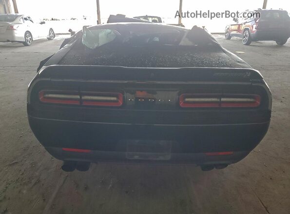2C3CDZFJ1PH662752 2023 DODGE CHALLENGER Black Հետևի տեսք