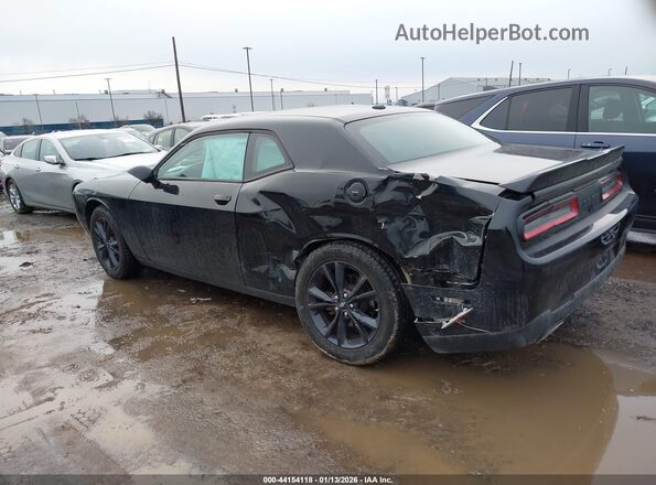 2C3CDZGG8NH109614 2022 DODGE CHALLENGER Черный Задняя левая четверть