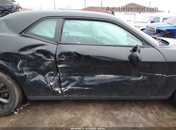2C3CDZGG8NH109614 2022 DODGE CHALLENGER Черный Вид задней части салона