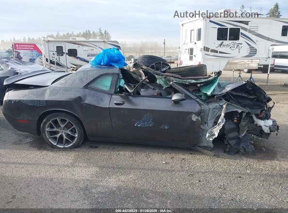 2C3CDZJG0NH214821 2022 DODGE CHALLENGER Серый Вид задней части салона