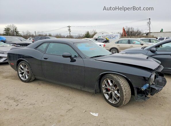 2C3CDZJG0PH521165 2023 DODGE CHALLENGER Черный Передняя правая четверть