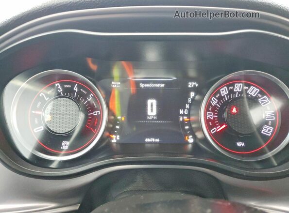 2C3CDZJG0PH521165 2023 DODGE CHALLENGER Черный Вид щитка приборов