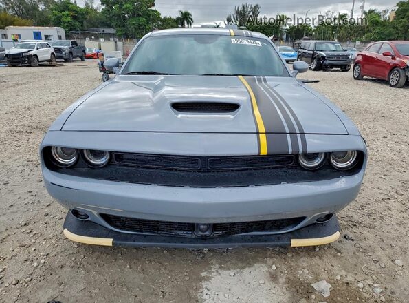 2C3CDZJG8NH178053 2022 DODGE CHALLENGER Gray Widok z przodu