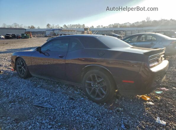 2C3CDZJGXMH573785 2021 DODGE CHALLENGER Фиолетовый Задняя левая четверть