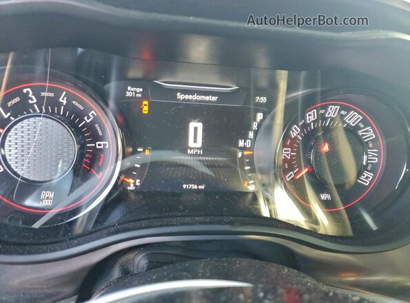 2C3CDZJGXMH573785 2021 DODGE CHALLENGER Фиолетовый Вид щитка приборов