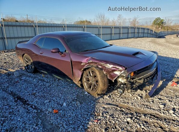 2C3CDZJGXMH573785 2021 DODGE CHALLENGER Фиолетовый Передняя правая четверть