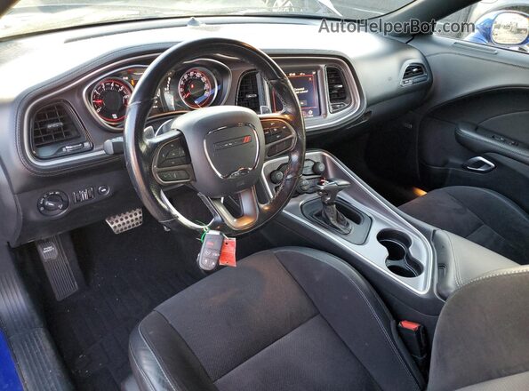 2C3CDZKGXLH207094 2020 DODGE CHALLENGER Blue Առջևի վահանակի տեսք