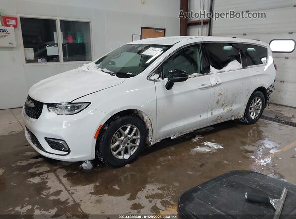 2C4RC1BG1RR110055 2024 CHRYSLER PACIFICA White წინა მარცხენა ხედი სამი მეოთხედიდან