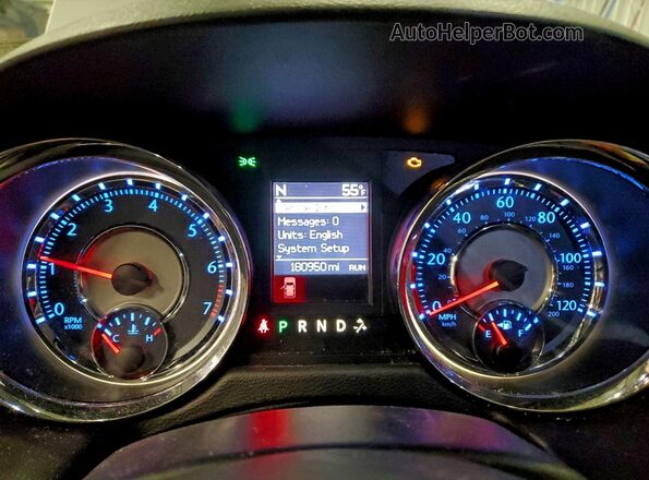 2C4RC1BG5GR287852 2016 CHRYSLER TOWN Gray Vista del cuadro de instrumentos
