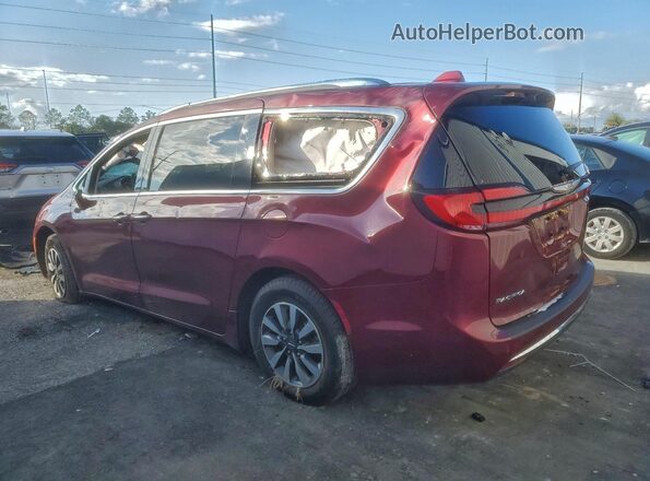 2C4RC1BG5MR502786 2021 CHRYSLER PACIFICA Burgundy Trasero izquierdo