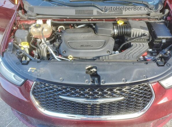 2C4RC1BG5MR502786 2021 CHRYSLER PACIFICA Burgundy Vista del compartimento del motor