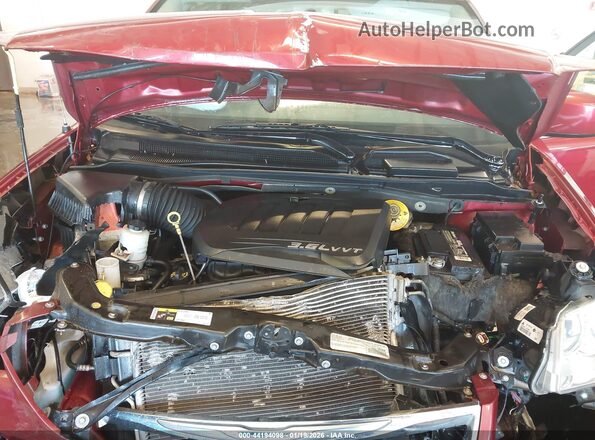 2C4RC1BG7GR199434 2016 CHRYSLER TOWN & COUNTRY Red უკანა ხედი