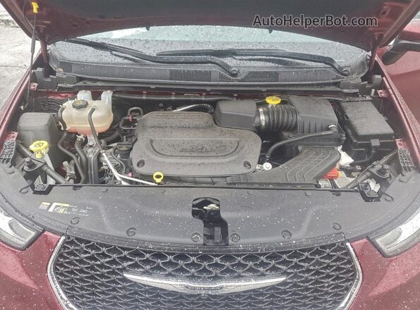 2C4RC1BG7PR501126 2023 CHRYSLER PACIFICA Burgundy Vista del compartimento del motor