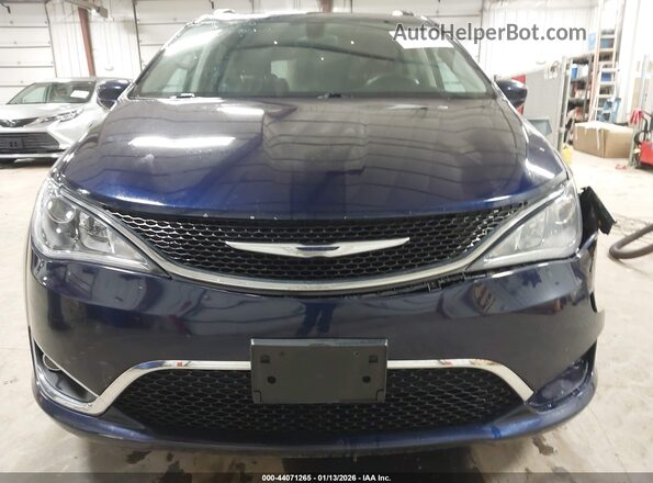2C4RC1BGXHR756726 2017 CHRYSLER PACIFICA Blue Instrument cluster view