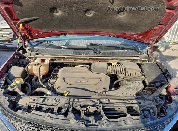 2C4RC1CG3HR598177 2017 CHRYSLER PACIFICA Burgundy Engine compartment view