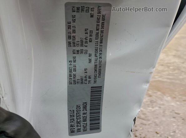 2C4RC1S76TR151241 2026 CHRYSLER PACIFICA White Вид наклейки з VIN-кодом
