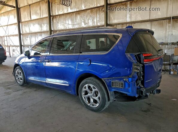 2C4RC3GG2MR523325 2021 CHRYSLER PACIFICA Blue უკანა მარცხენა