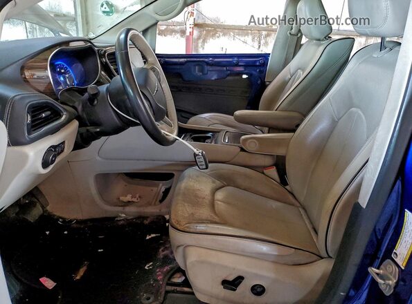2C4RC3GG2MR523325 2021 CHRYSLER PACIFICA Blue წინა სალონის ხედი