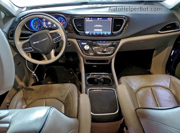 2C4RC3GG2MR523325 2021 CHRYSLER PACIFICA Blue წინა პანელის ხედი