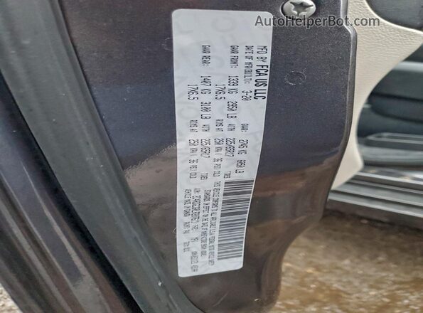 2C4RDGCG0LR207611 2020 DODGE GRAND Gray Widok naklejki z numerem VIN