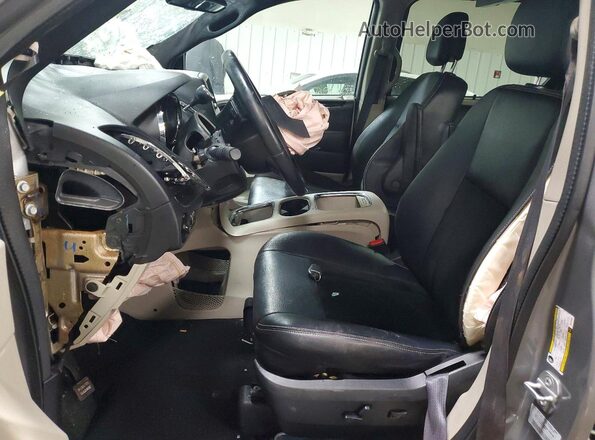 2C4RDGCG1GR134965 2016 DODGE GRAND Silver Widok wnętrza z przodu