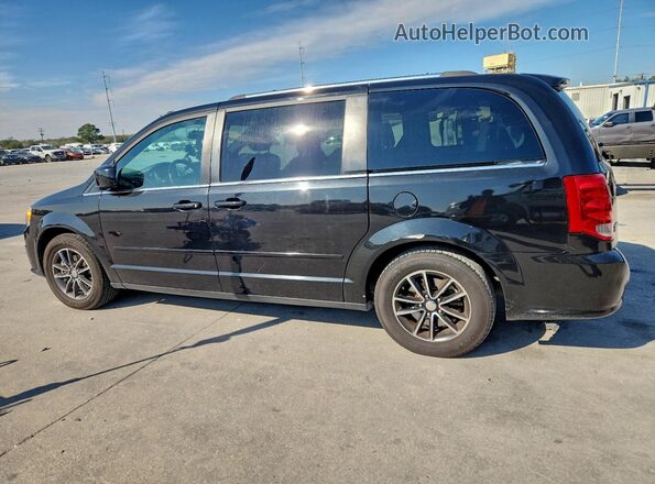 2C4RDGCG2HR715165 2017 DODGE CARAVAN Black Tył prawy