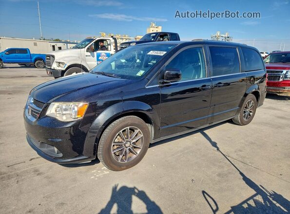 2C4RDGCG2HR715165 2017 DODGE CARAVAN Black Tył lewy