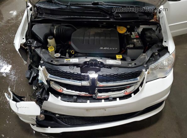 2C4RDGCG4HR562207 2017 DODGE GRAND White ძრავის განყოფილების ხედი