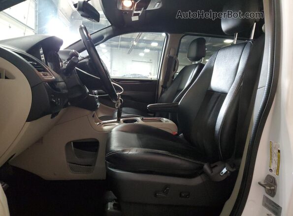 2C4RDGCG4HR562207 2017 DODGE GRAND White წინა სალონის ხედი