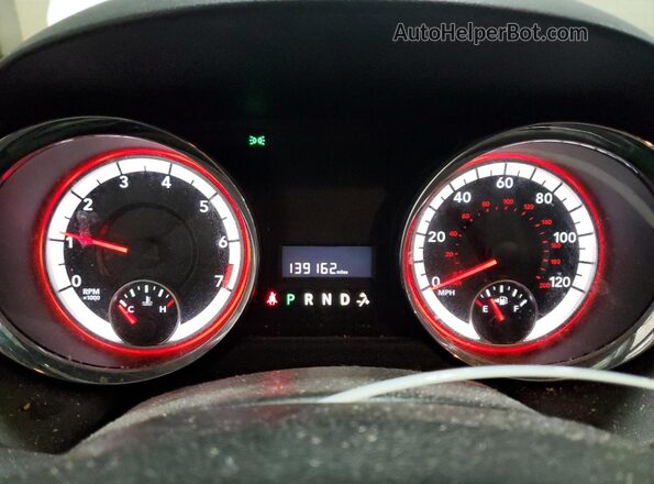 2C4RDGCG4HR562207 2017 DODGE GRAND White ხელსაწყოთა პანელის ხედი